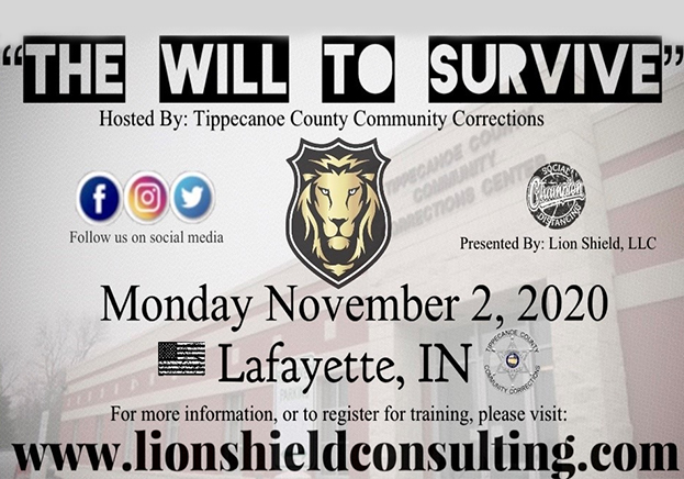 A flyer for the will to survive in lafayette.