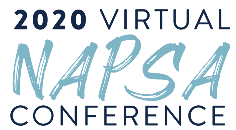 2020 virtual napsa conference logo.