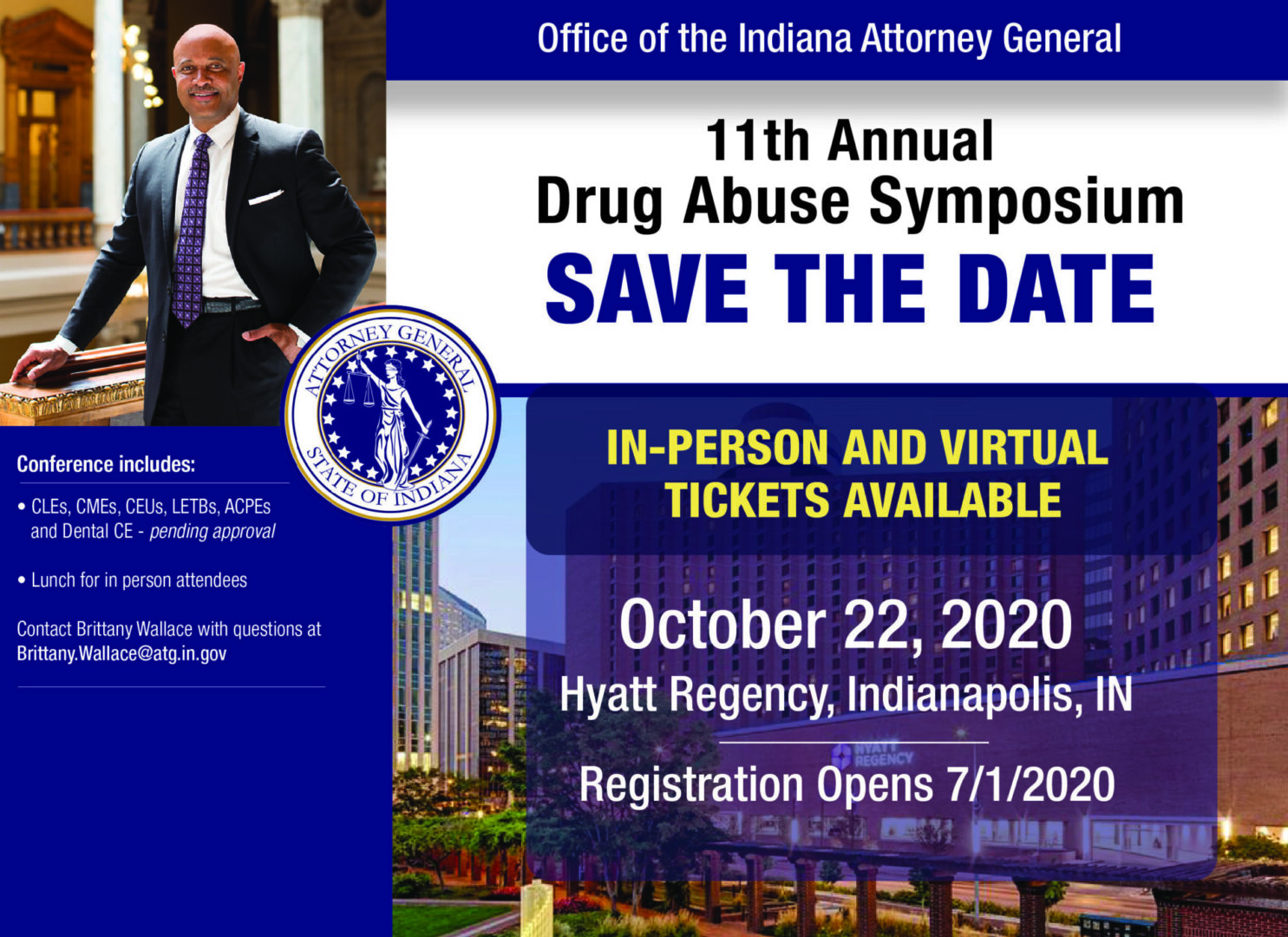 Drug abuse symposium 2020 save the date.