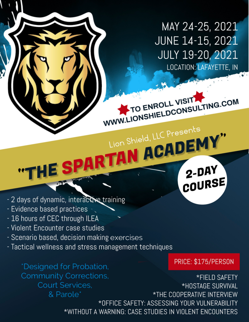 A flyer for the spartan academy.