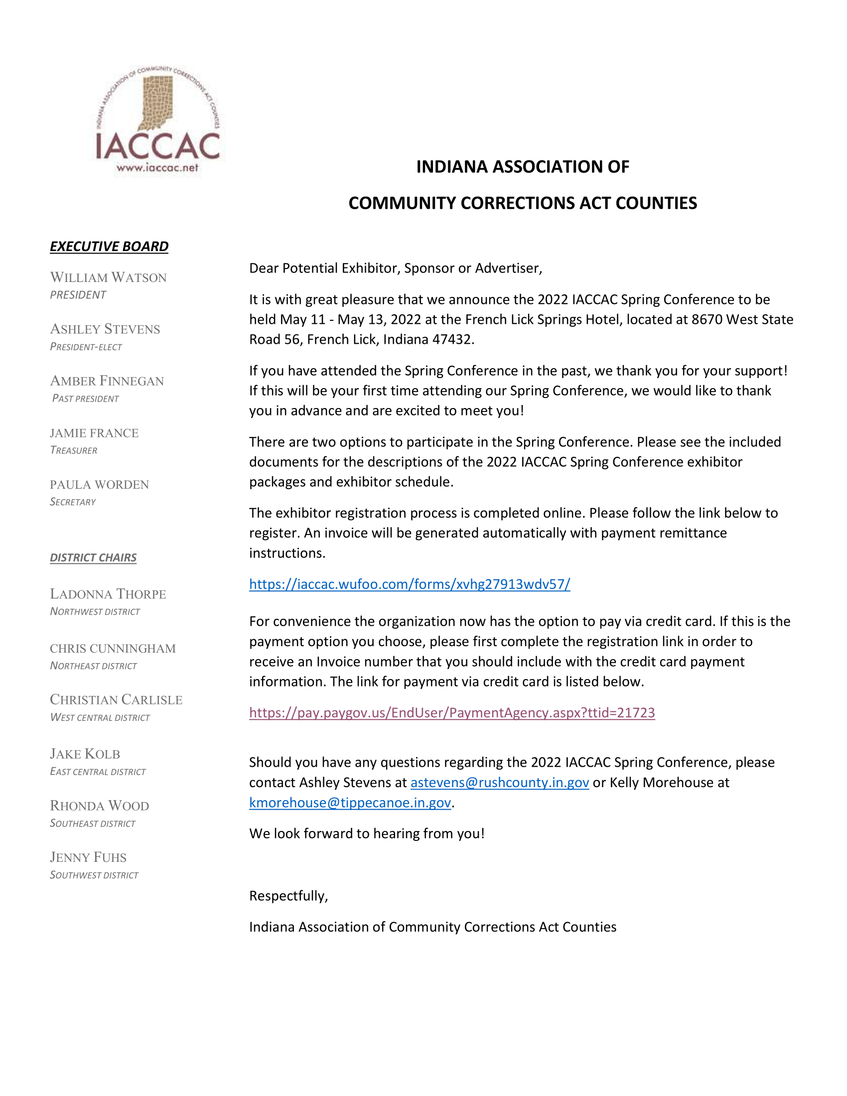 SPRING IACCAC EXHIBITOR LETTER-1