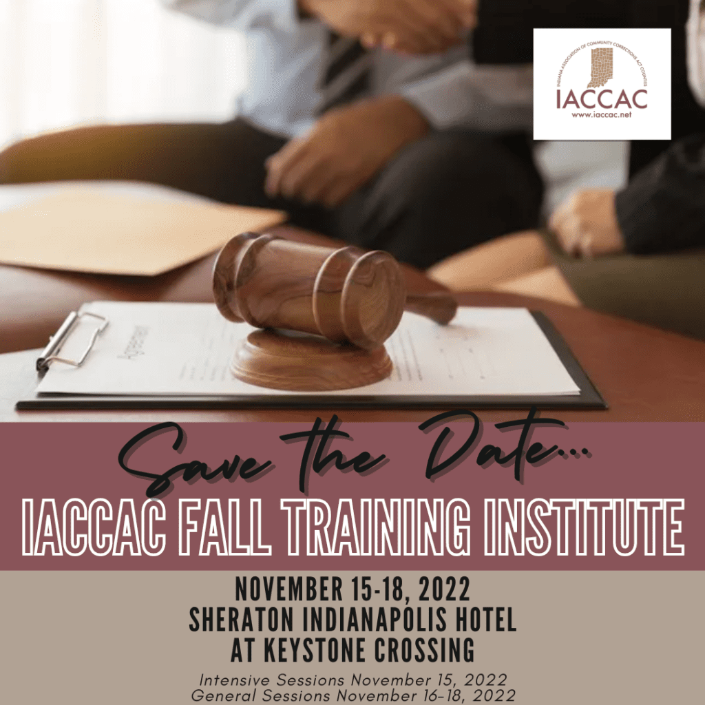 save the date IACCAC Fall Training conference
